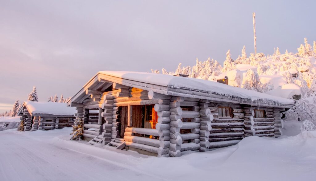Hotel Iso-Syöte Kelo Cottage-exterior invierno