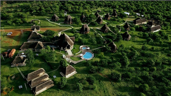 Kigambira Safari Lodge vista aerea