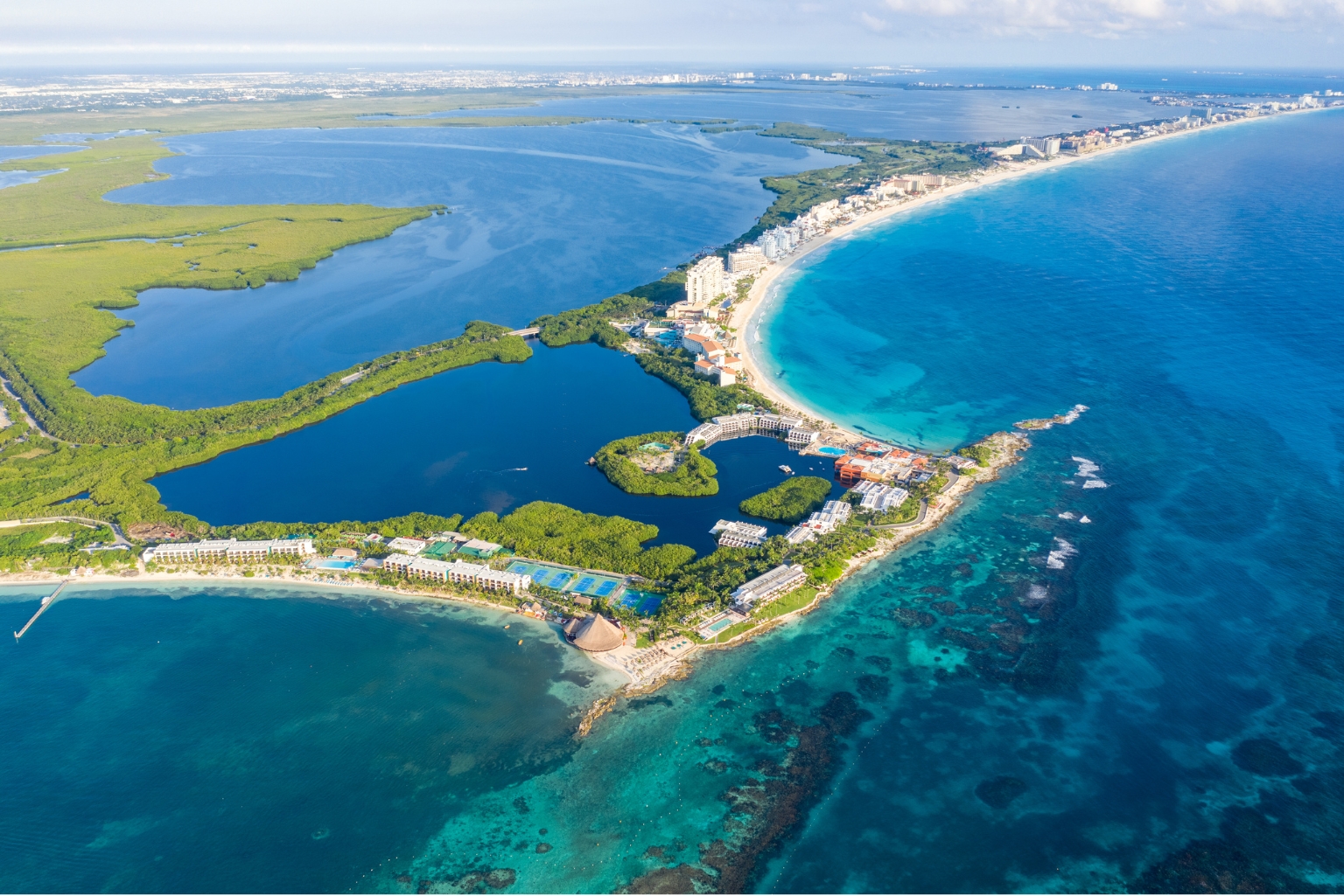 Cancún-Mexico vista aérea