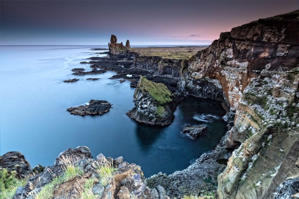 Iceland-Londrangar-basalt_cliffs