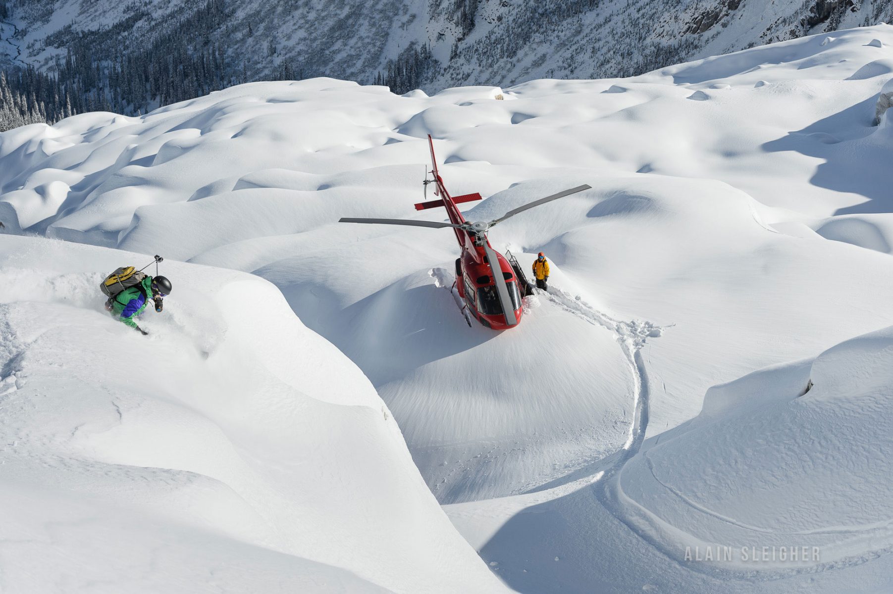 Heliski en Canadá con Kaihópara